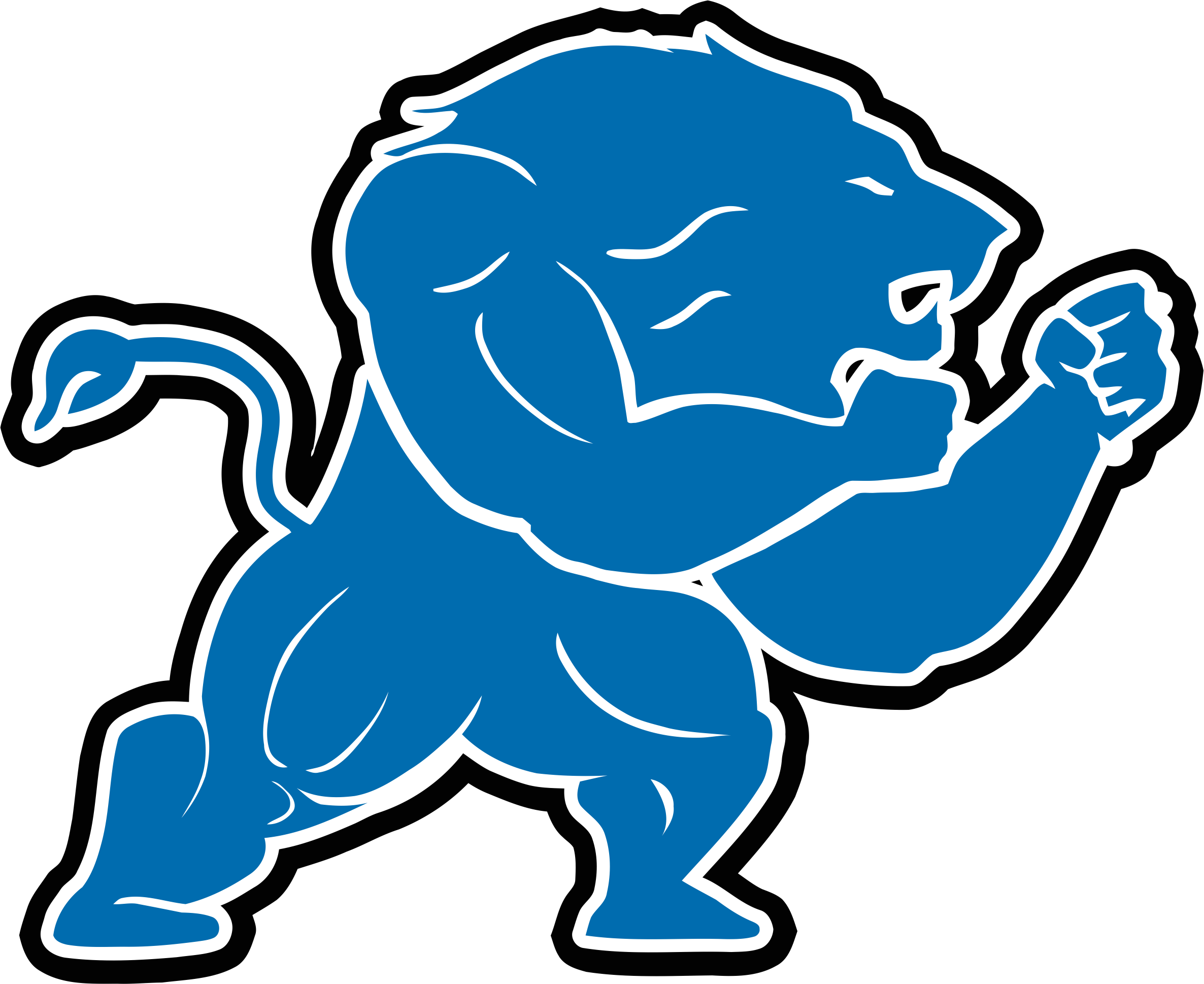 Detroit Lions Steroids Logo DIY iron on transfer (heat transfer)